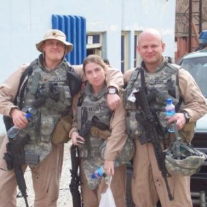 Tom, Paula & Jason at the Parwan PHQ.