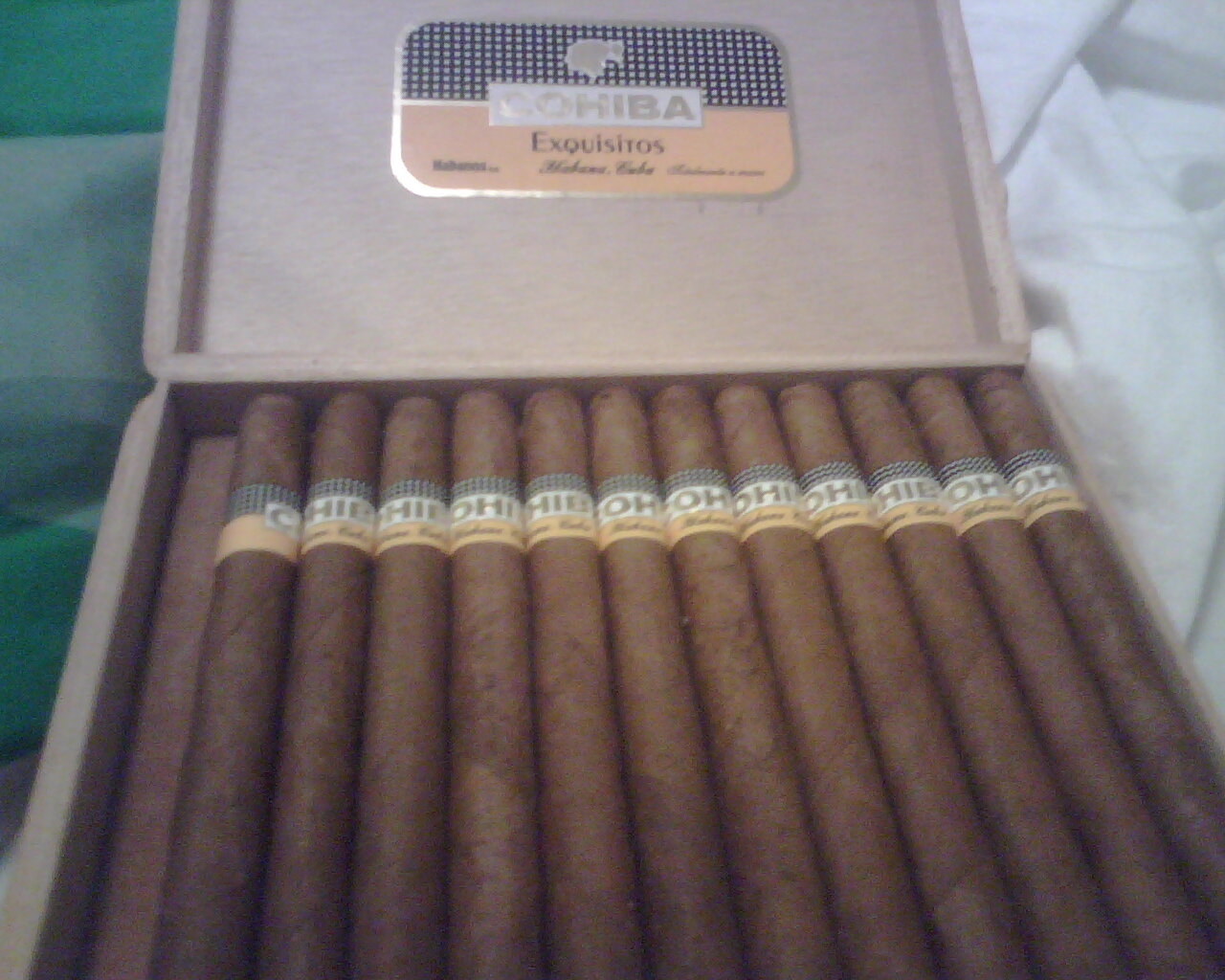 07/11/01 Box of Cohiba Exquisitos