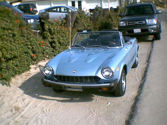 Fiat at Zuma Beach,CA